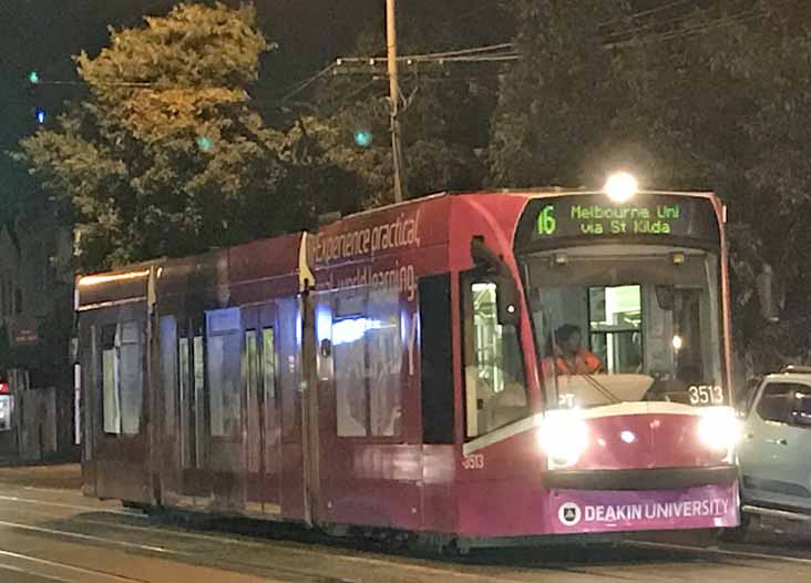 Yarra Trams Siemens Combino Deakin University 3513